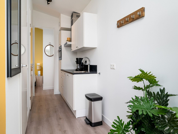 Private kitchen 5, Modern Chalet With Dishwasher, in Friesland, Boarnsterhim
