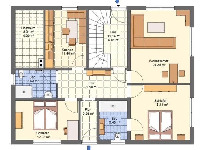 Floor plan, Holiday Apartment Holzwieb, Schwarzwald-Baar-Kreis