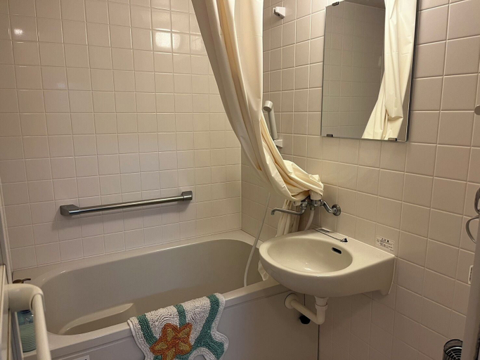 Bathroom 3, pension Aloalo, Shirahama