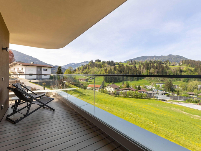 View from property 4, Studio With Balcony on the ski Slopes, Kitzbühel