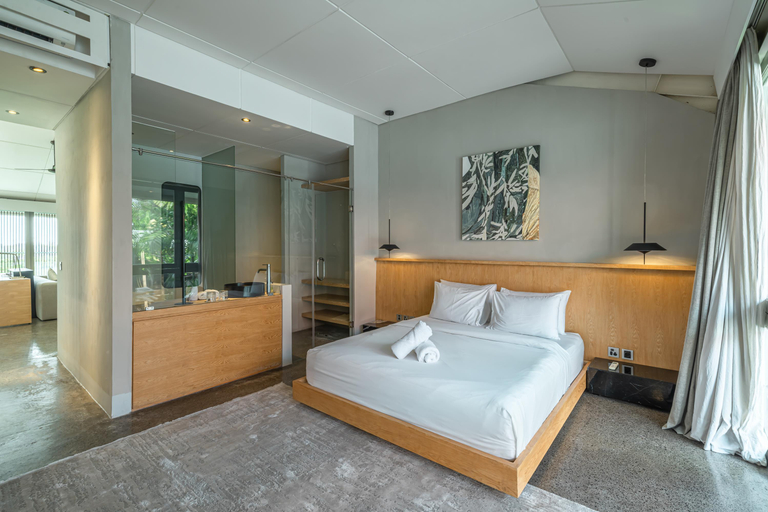 Bedroom 3, Wonderland - Elegant 4 Bedrooms Villa in Canggu, Badung