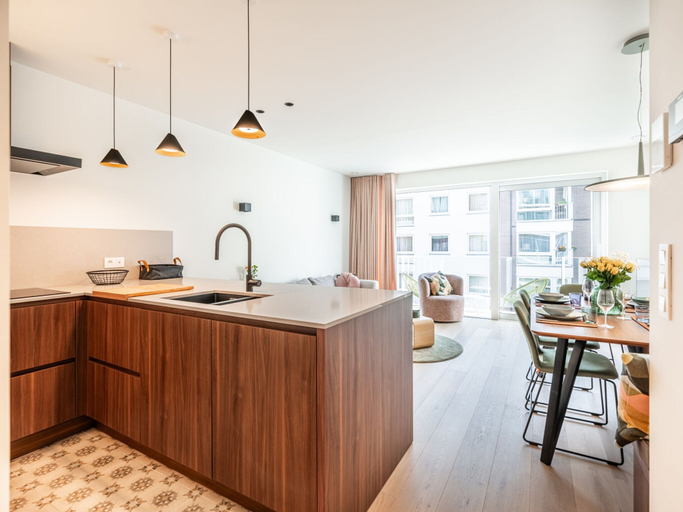 Private kitchen 5, Apartment Near Dunes and Beach in Zeedijk, West-Vlaanderen