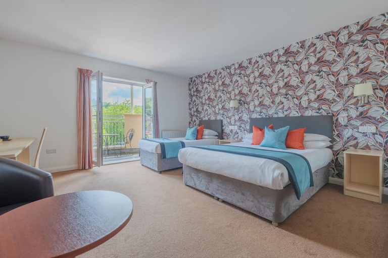 Bedroom 2, Wookey Hole Hotel, Somerset