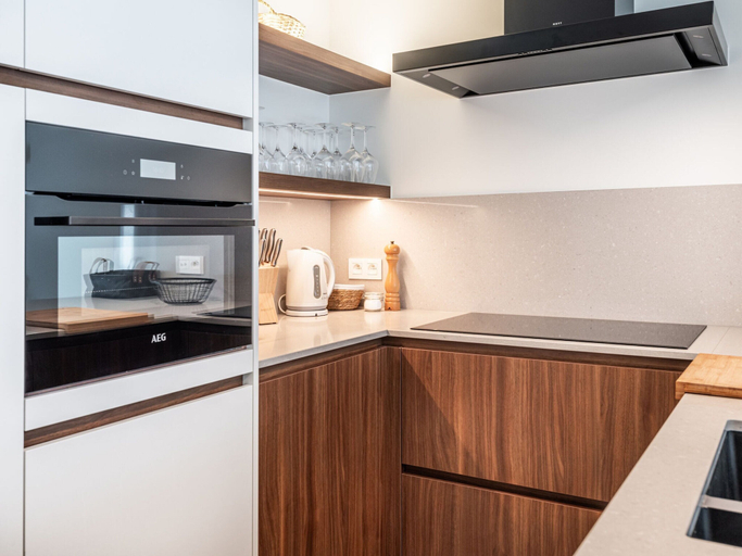 Private kitchen 2, Apartment Near Dunes and Beach in Zeedijk, West-Vlaanderen