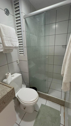 Bathroom, Gran Lencois Flat - Barreirinhas -MA, Barreirinhas