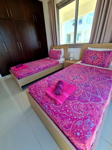 Bedroom 3, Modern villa, 4 bedrooms, private pool, close to Coral bay strip