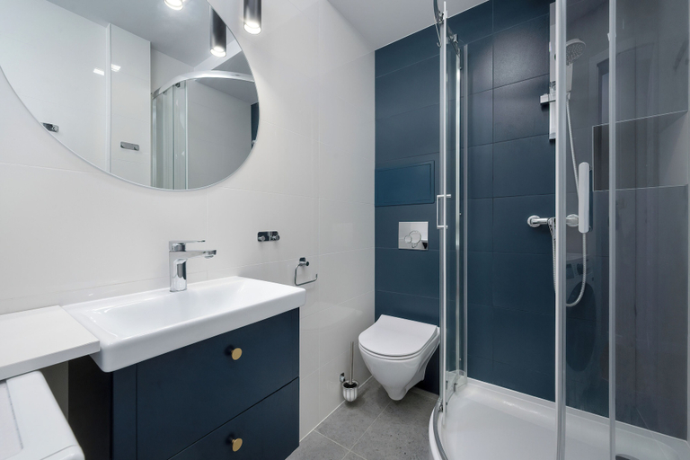 Bathroom, Apartment in the Centre by Renters, Środa Śląska