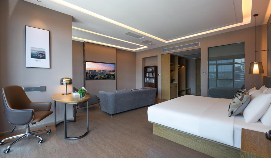 Bedroom 2, Atour Hotel Shenzhen Xili Chuangxingu, Shenzhen