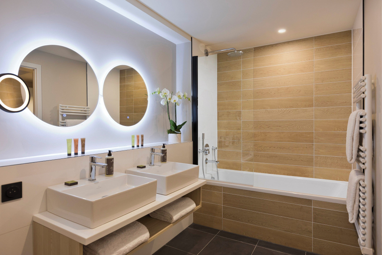 Bathroom 5, Citadines Eurometropole Strasbourg, Bas-Rhin