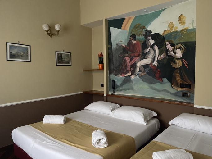 Bedroom 2, Hotel Suite Ares, Napoli
