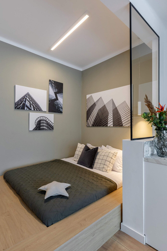 Bedroom 2, Efficient Studio Apartments on Calea Victoriei - Smart Layouts & Central Access, Municipiul Bucuresti