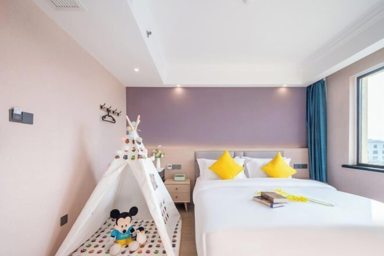 Bedroom 2, Tingquan Haina Hotel (Jinhua Vocational and Technical College), Jinhua