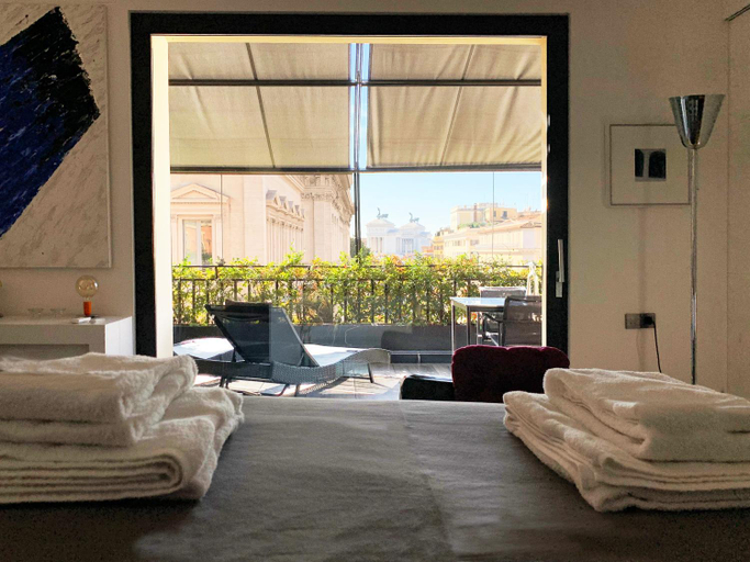 Bedroom 2, Casa Terrazza Colosseo, Rome