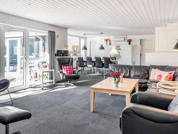 Living area 3, 5 Star Holiday Home in Blavand, Varde