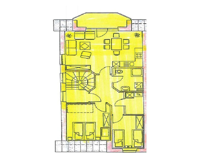 Floor plan, Holiday Apartment Salt Marshes, Borken
