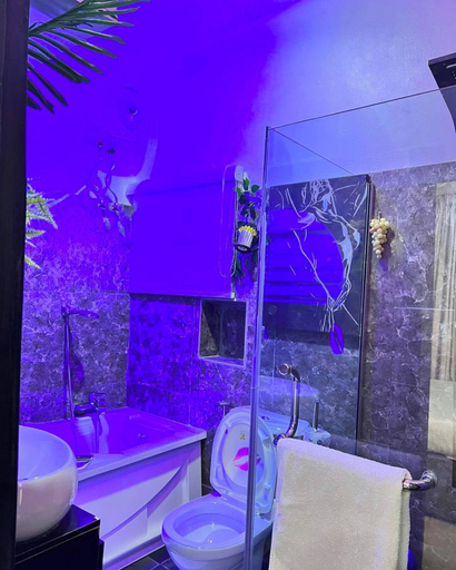 Bathroom, LUXURY SUTES AND APARTMENT BY EMIA HAVEN, Eti-Osa