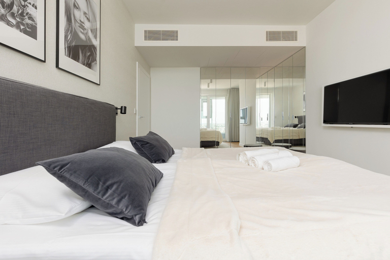 Bedroom 3, Unique Tower Warsaw by Renters Prestige, Warsaw