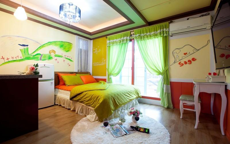 Bedroom 2, Gyeongju Adria Pension, Gyeongju