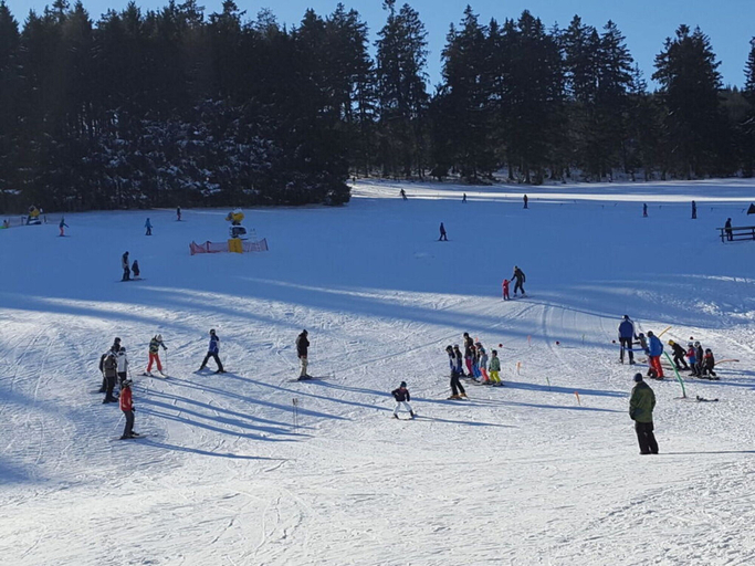 Snow and ski sports, Uitzicht op de Bergen, Waldeck-Frankenberg