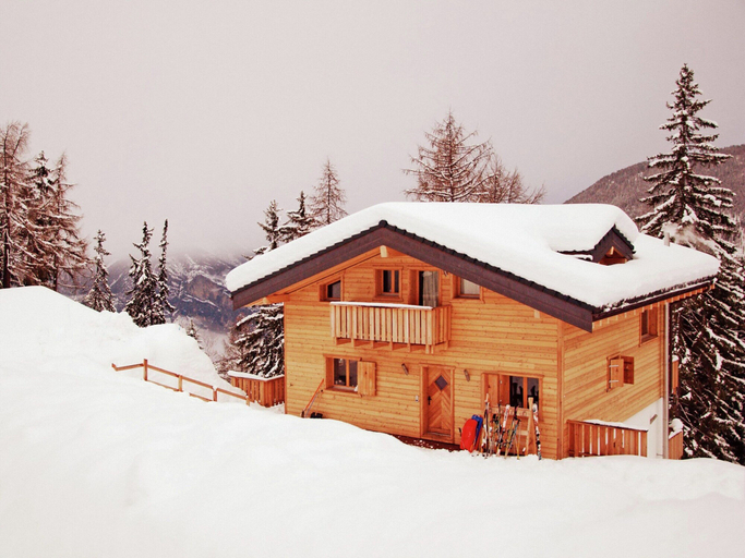 Exterior & Views 2, Chalet in La Tzoumaz With Sauna Views, Martigny