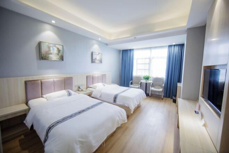 Bedroom 3, Jinghe Holiday Hotel, Wuhan