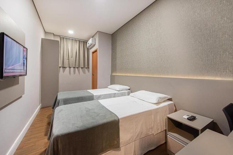 Bedroom 2, Flórida Mall & Suites, Limeira