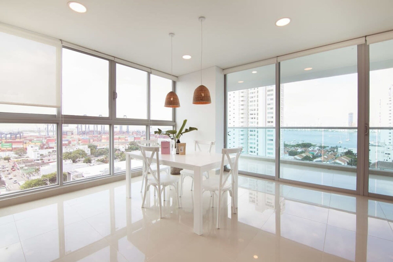 Room 3, w Breathtaking 2BR w AC in Cartagena, Cartagena de Indias