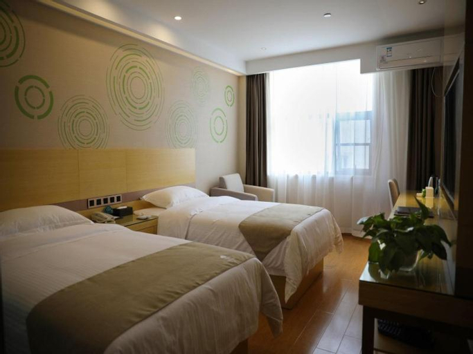 Bedroom 2, GreenTree Inn Hefei Economic Development Zone Qingtan Road One six eight Middle School, Hefei
