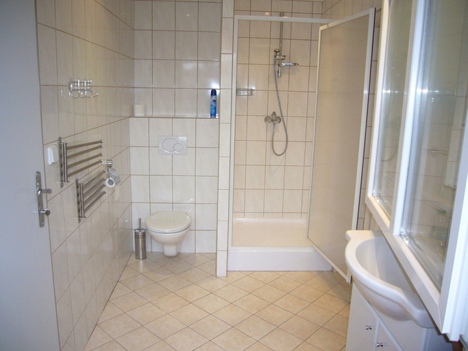 Bathroom 3, Serene Holiday Home in Mladé Buky with Private Pool and Trampoline, Trutnov