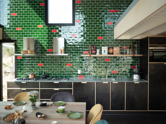 Private kitchen 3, Special, Compound Group Accommodation, Near the Sea, Zandvoort