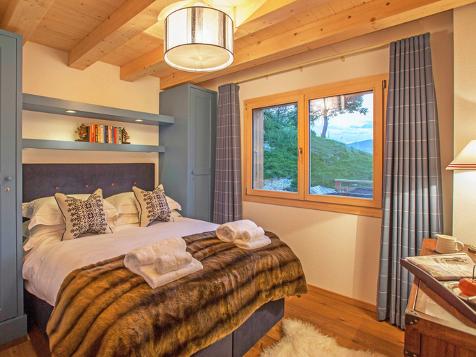 Bedroom 4, Chalet Heremence Near Les 4 Vallees Ski Area, Hérens