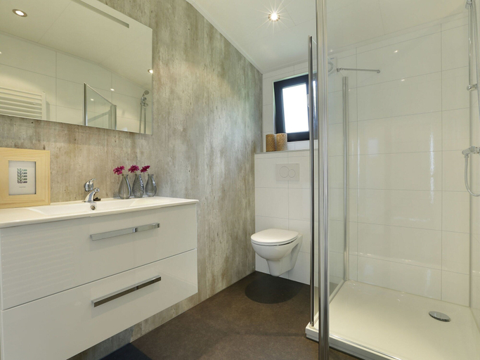 Bathroom 4, Chic Forest Lodge with Sauna, Hof van Twente