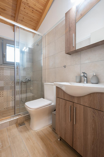 Bathroom 5, OLYMPIA ROOMS, North Aegean