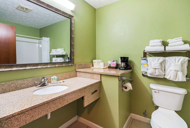 Bathroom 4, Quality Inn Weston, Lewis