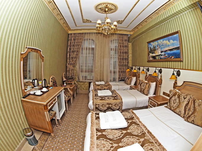 Bedroom 3, Sirkeci Gar Hotel, Fatih