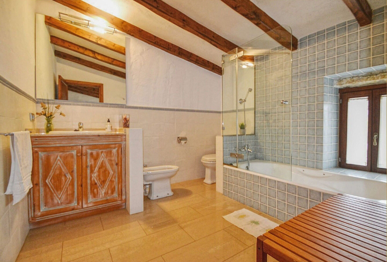 Bathroom 4, Poolside Garden Retreat in Buger, Baleares