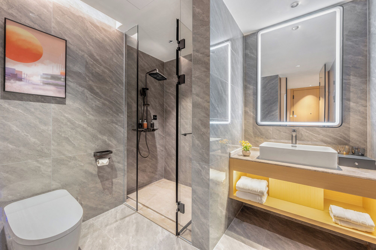 Bathroom 3, Poltton International Apartment Huiyang, Huizhou
