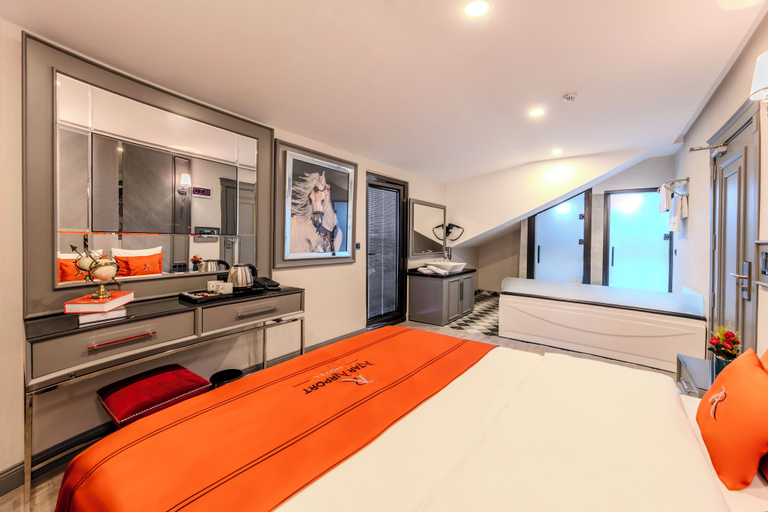 Bedroom 4, Atar Airport Hotel - Restaurant & Spa Wellness, Arnavutkoy