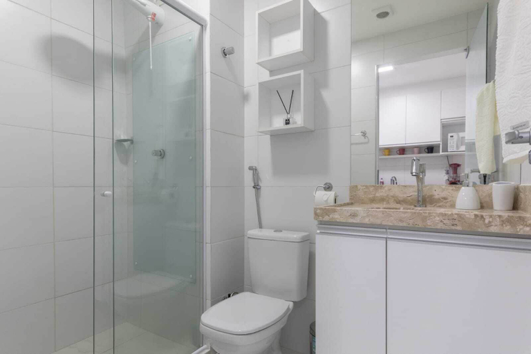 Bathroom 4, Melhores Flats - Aconchego perto do mar, João Pessoa