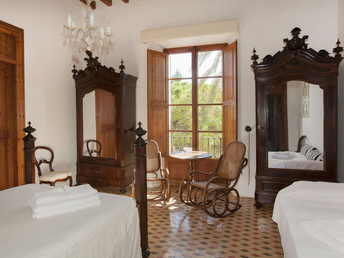 Bedroom 3, Mansion in Lloseta With Pool & Terrace, Baleares