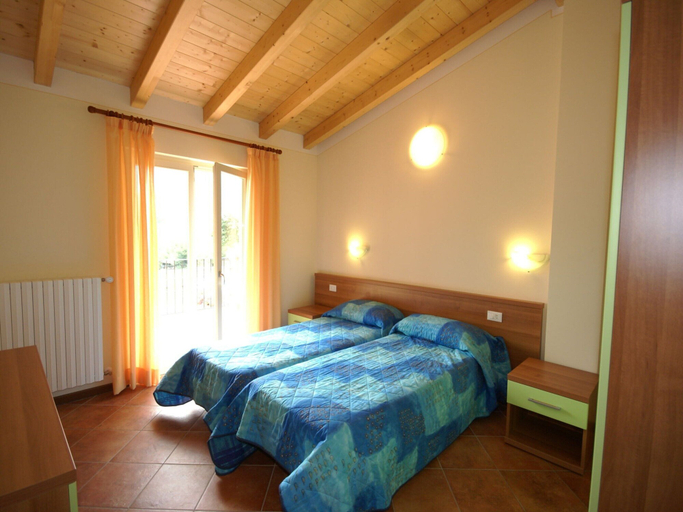 Bedroom 5, Apartment in Idro With Pool and Garden, Brescia