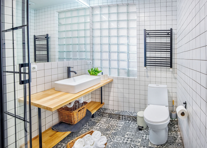 Bathroom 3, HB apartments Marukhis, Tbilisi