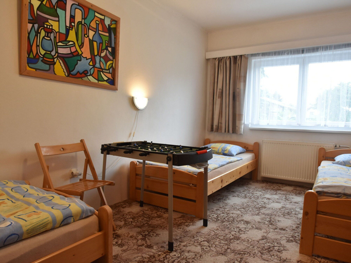 Bedroom 2, Serene Holiday Home in Mladé Buky with Private Pool and Trampoline, Trutnov