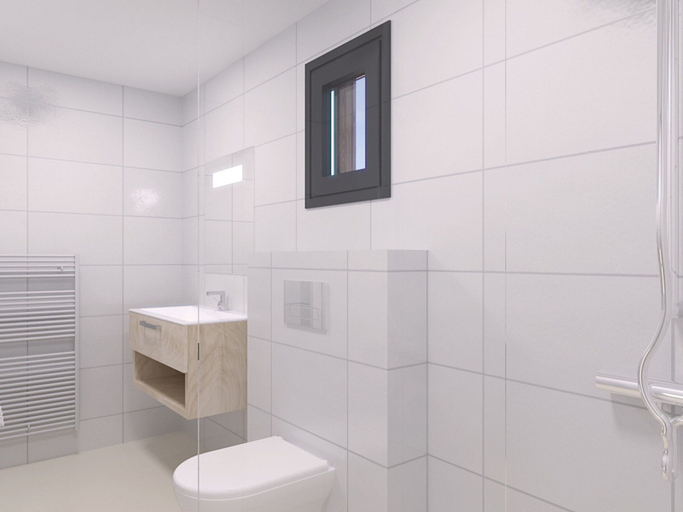 Bathroom 4, Special, Compound Group Accommodation, Near the Sea, Zandvoort