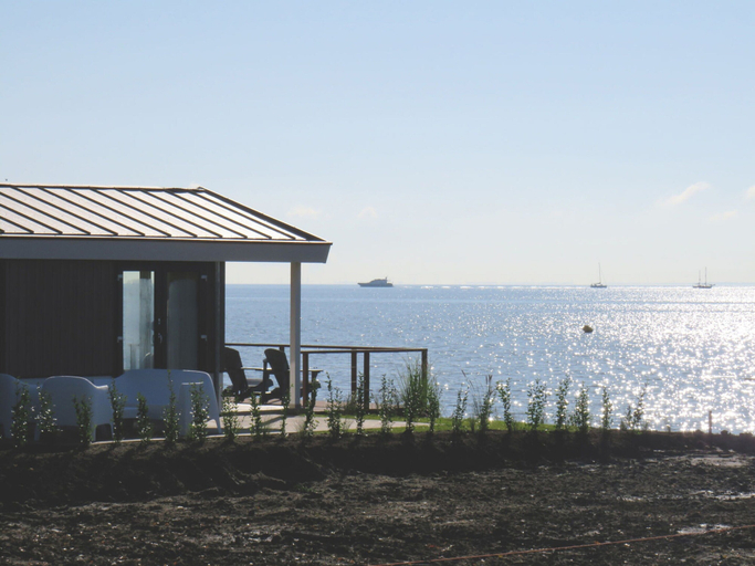 View from property 2, Modern Chalet on the Water of the Markermeer, Stede Broec