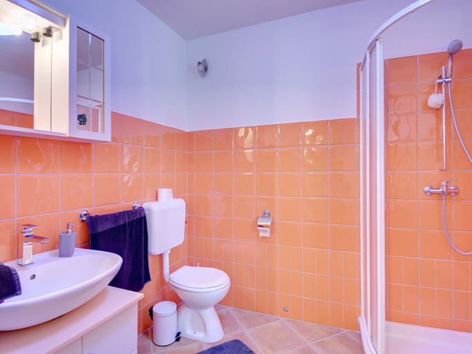 Bathroom 4, Villa in Stinjan With Pool and Sea View, Pula
