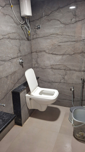 Bathroom 3, Hotel RK Rooms, Ahmadabad