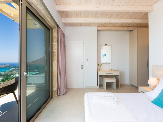 Bedroom 3, Scenic Villa With Private Pool, Crete