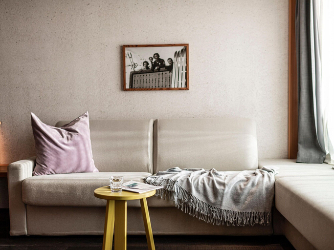 Living area, Flat in Alpe di Siusi With Wellness Area, Bolzano