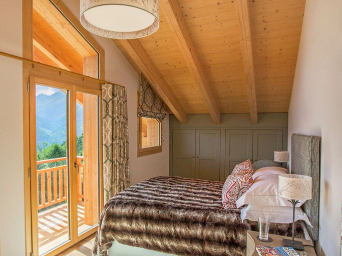 Bedroom 5, Chalet Heremence Near Les 4 Vallees Ski Area, Hérens